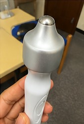 Ultrasound device for the eye area
