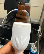 Skin scrubber exfoliating blade device