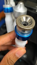 Diamond dermabrasion resurfacing device